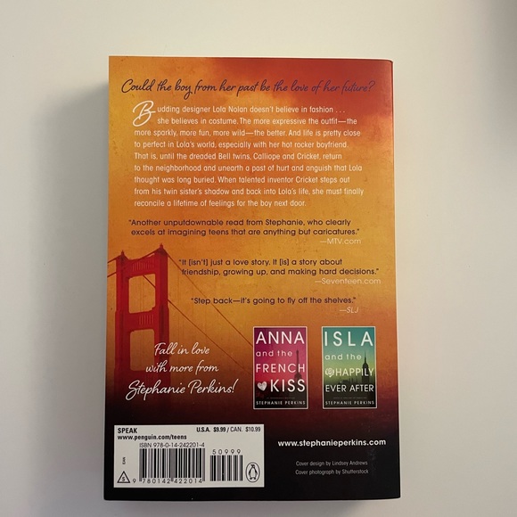 Lola and the Boy Next Door by Stephanie Perkins - Picture 2 of 2